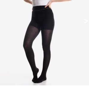 Shaping Luxury Semi-Sheer Rip-Resist Tights size L Black